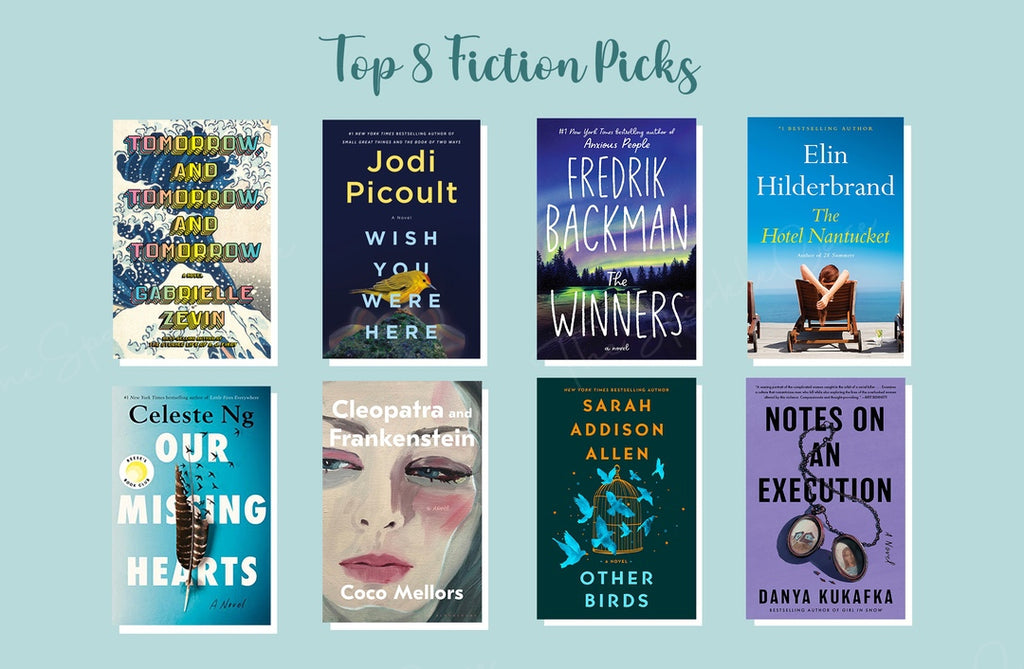 Top 8 Fiction Books rated super high on Goodreads