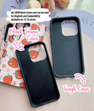 Pink Gingerbread Christmas Case, Cute ALL-NEW Black Frame case, MagSafe Case