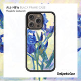 Iris Oil Painting Case, ALL-NEW Black Frame case, MagSafe Case