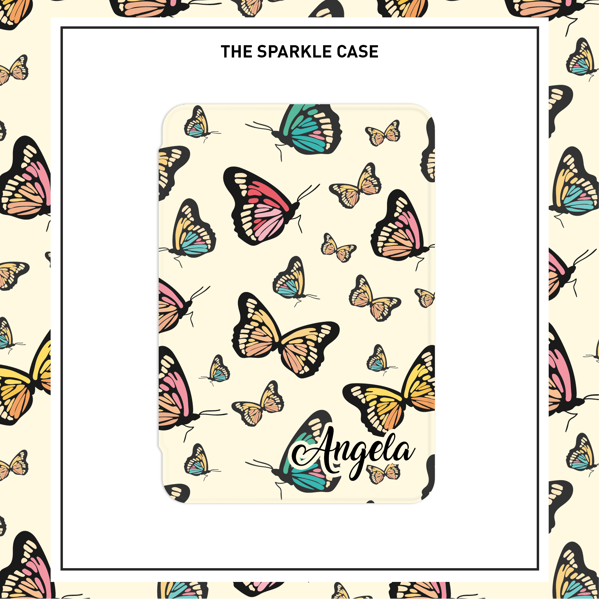 Butterflies Aesthetic iPad Case Cover