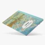 Custom Name Case Composition Book Van Gogh Aesthetic MacBook Case The Pink Peach Tree