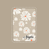 Beige Flowers Personalized Kindle Paperwhite Case