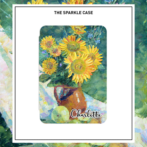 Sunflowers Cover Kindle Paperwhite Case, Free Personalization