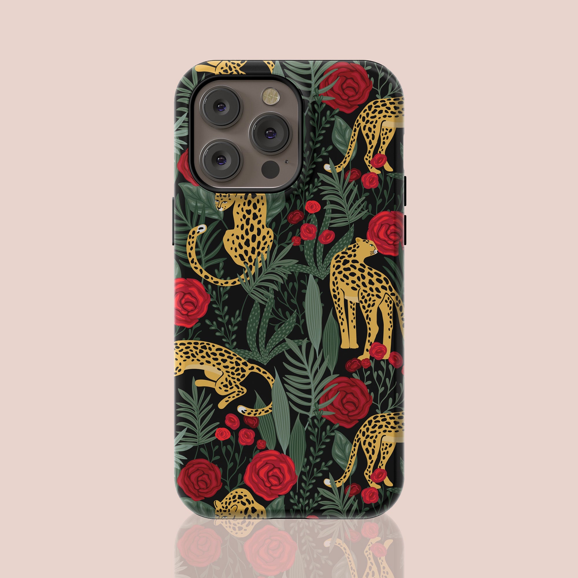 The Tropical Leopard Protective Phone Case, iPhone, Samsung