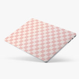 Pink Checkerboard Personalized MacBook Case Laptop Case