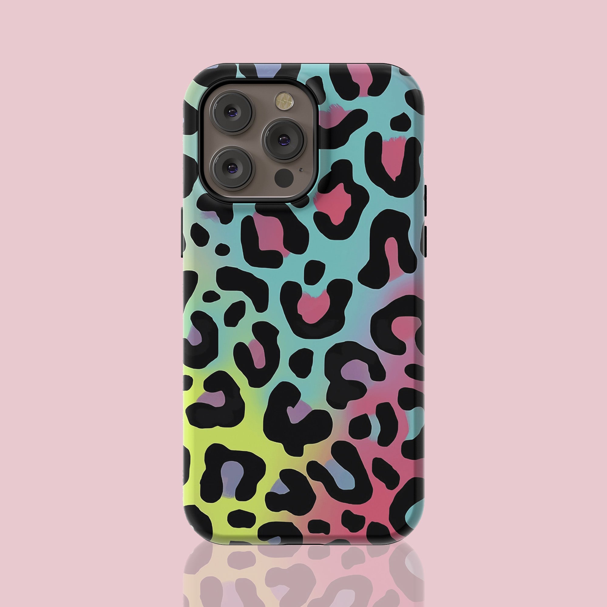Colorful Leopard Print iPhone Case Samsung Cases