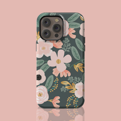 Boho Aesthetic Flowers iPhone Case