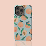 Aesthetic Design Gift for Girls Peach Protective Phone Case, iPhone, Samsung