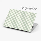 Green checkerboard Personalized MacBook Case Laptop Case