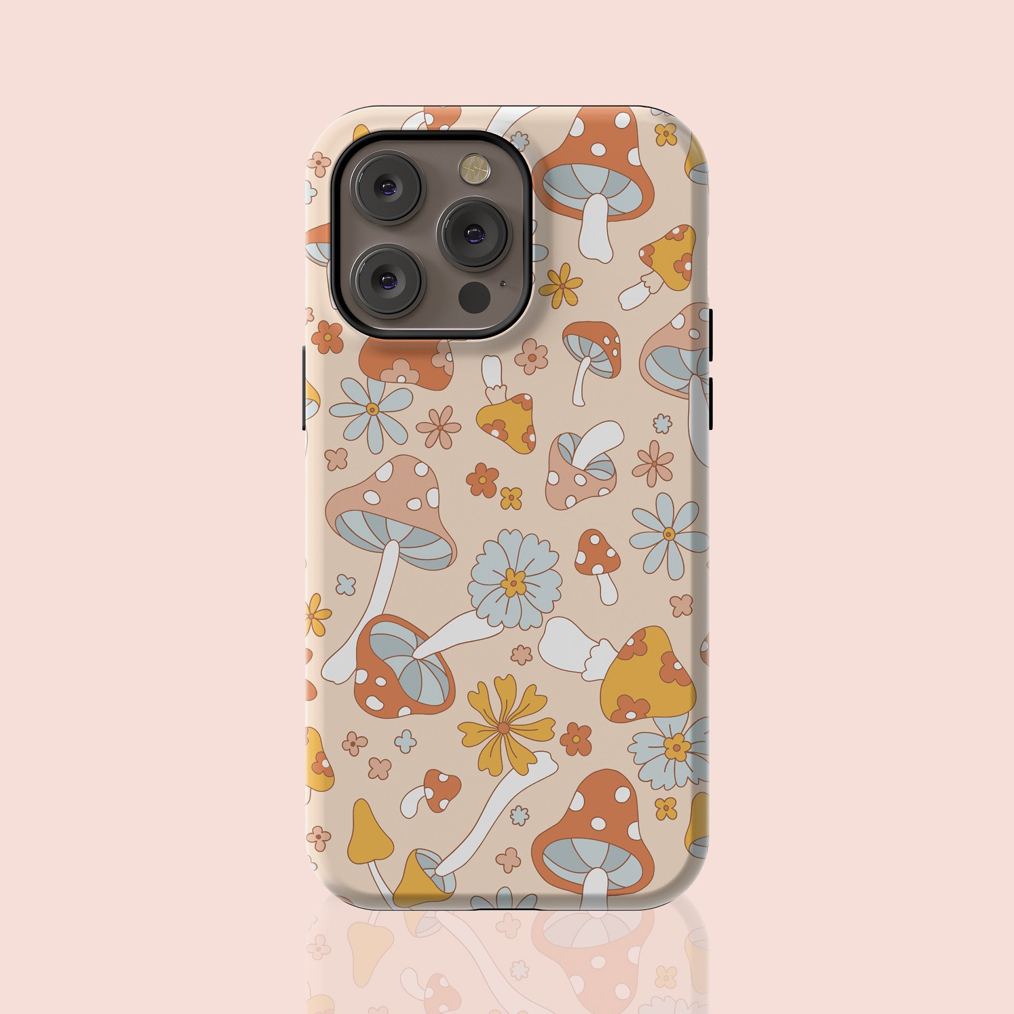 Retro Y2k Girly Mushroom Phone Case