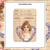 Vintage Library Cards iPad Case Cover Free Personalization Beautiful Girl