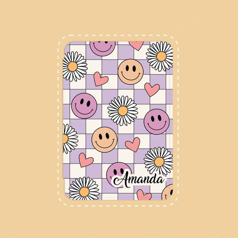 Cute Checkerboard iPad Case Cover Free Personalization
