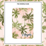 Palm Trees Custom Name iPad Case