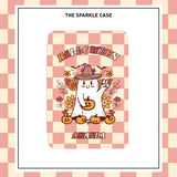 Custom Name Halloween Checkerboard iPad Case Cover Free Personalization