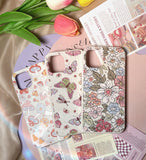 Sustainable Color Flowers Compostable iPhone CaseMagSafe iPhone Case Cover