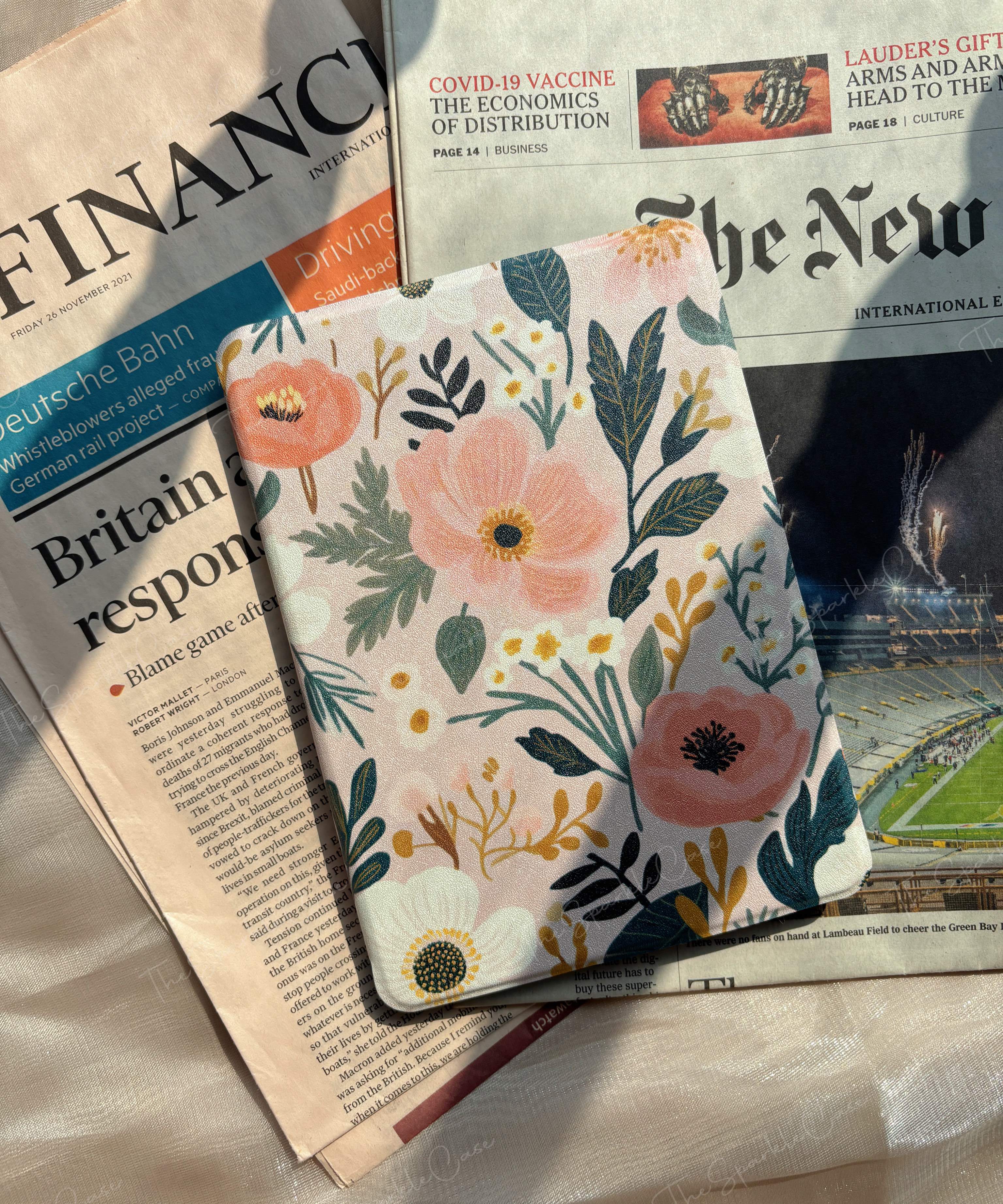 Floral Personalized Gift Kindle Case Paperwhite Cover Free Personalization
