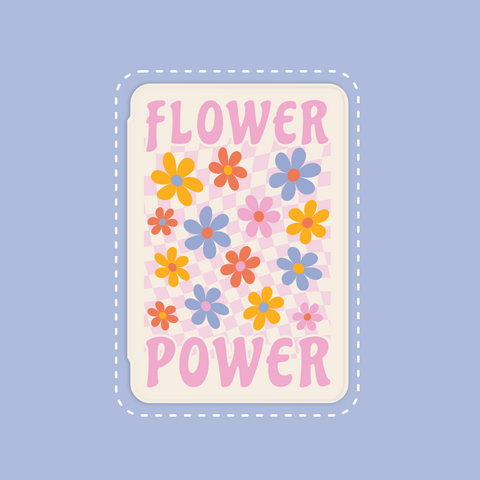 Cute Flower Power Summer Vibe iPad Case