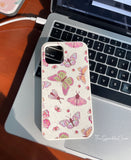Sustainable Butterfly iPhone Case, Natural TextureMagSafe iPhone Case Cover
