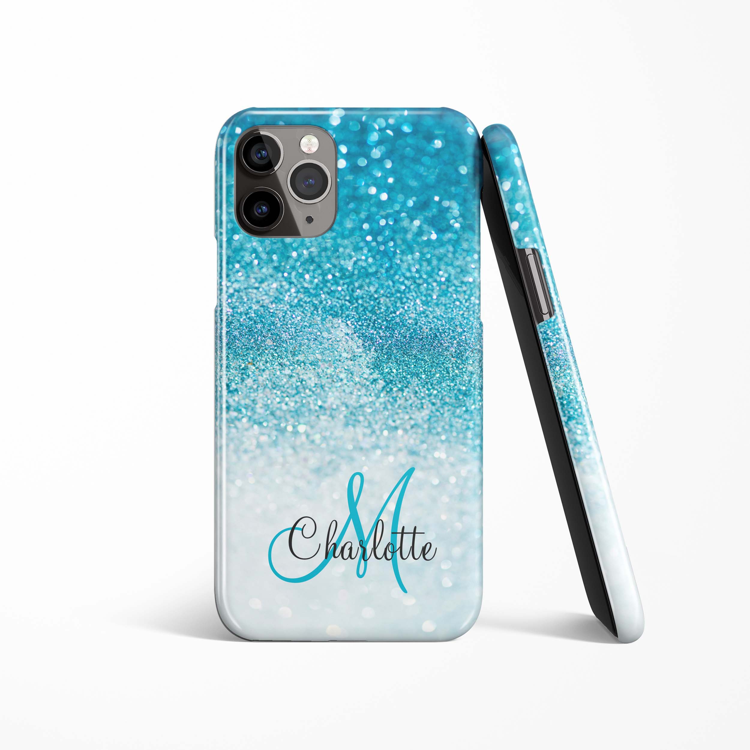 Personalized Initials Custom Hard Phone Case Monogram, Custom Name Case ...