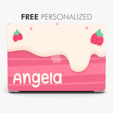 Personalized Strawberry Ice Cream MacBook