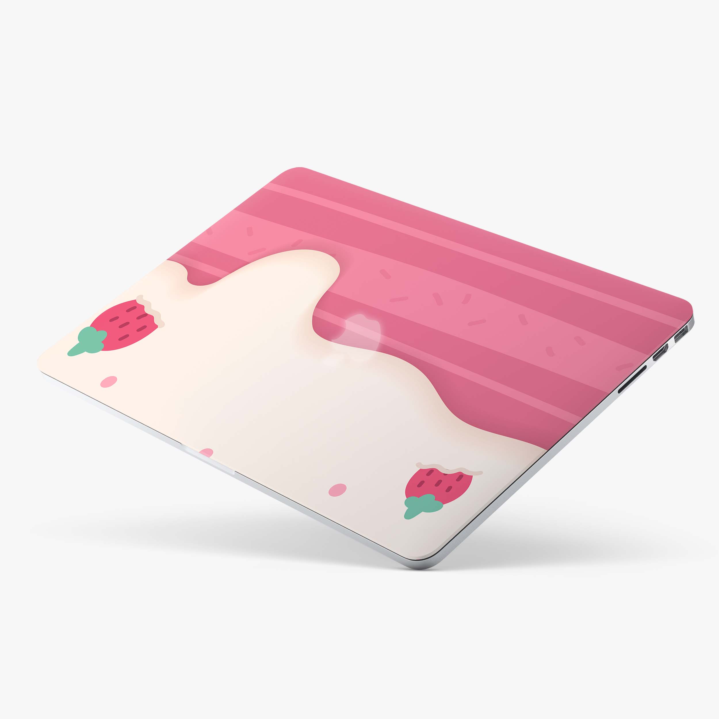 Personalized Strawberry Ice Cream MacBook