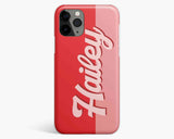 Custom Name Red Phone Case