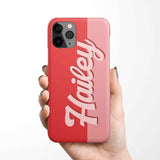 Custom Name Red Phone Case