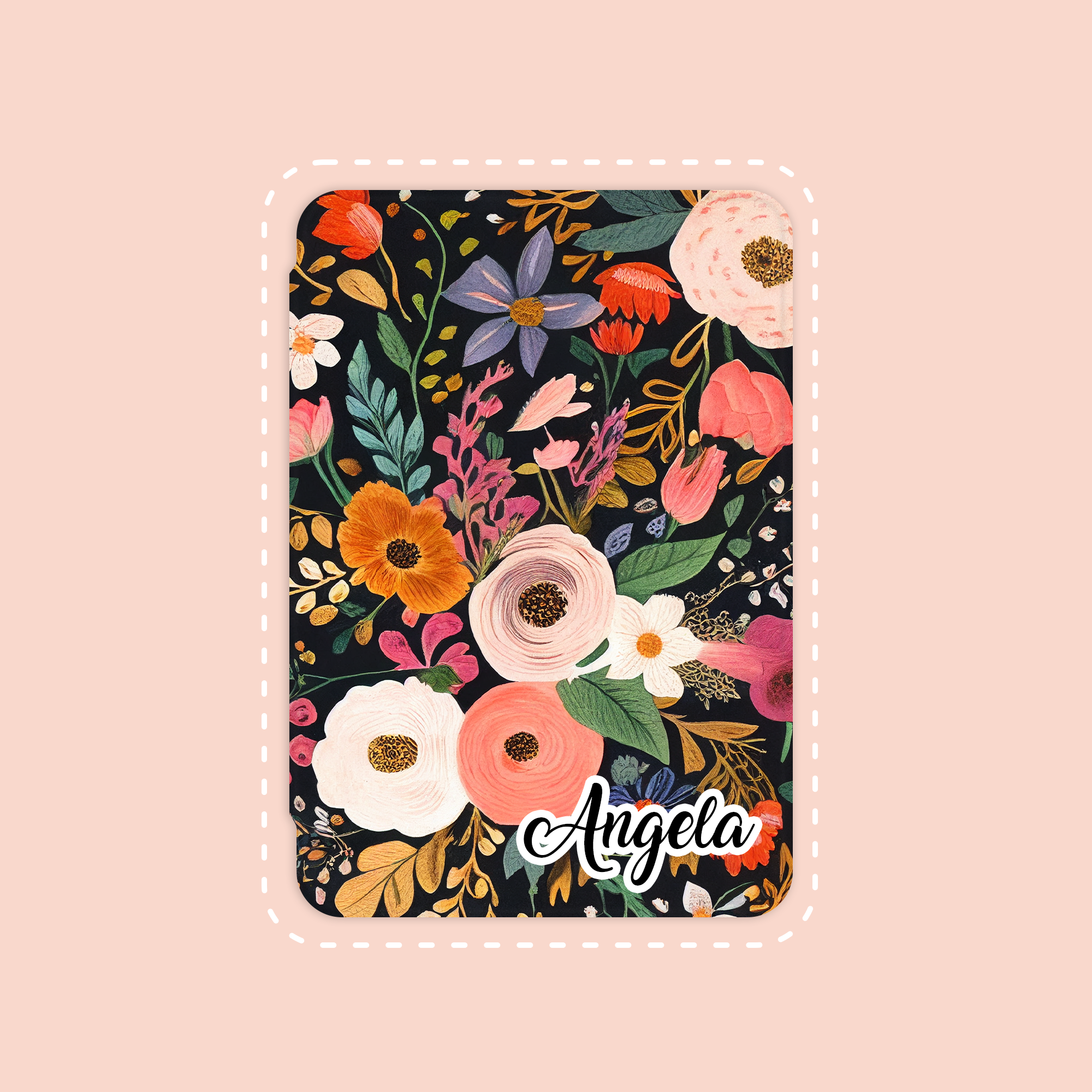 Custom Aesthetic Floral kindle case Paperwhite case