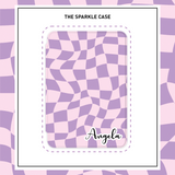 Purple Checkerboard Kindle Case Paperwhite Case