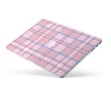 Pink Plaid Pattern Laptop Case, Macbook Hard Case