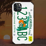 Custom Florida License Plate iPhone Case