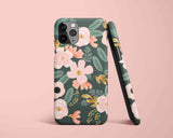 Boho Aesthetic Flowers iPhone Case