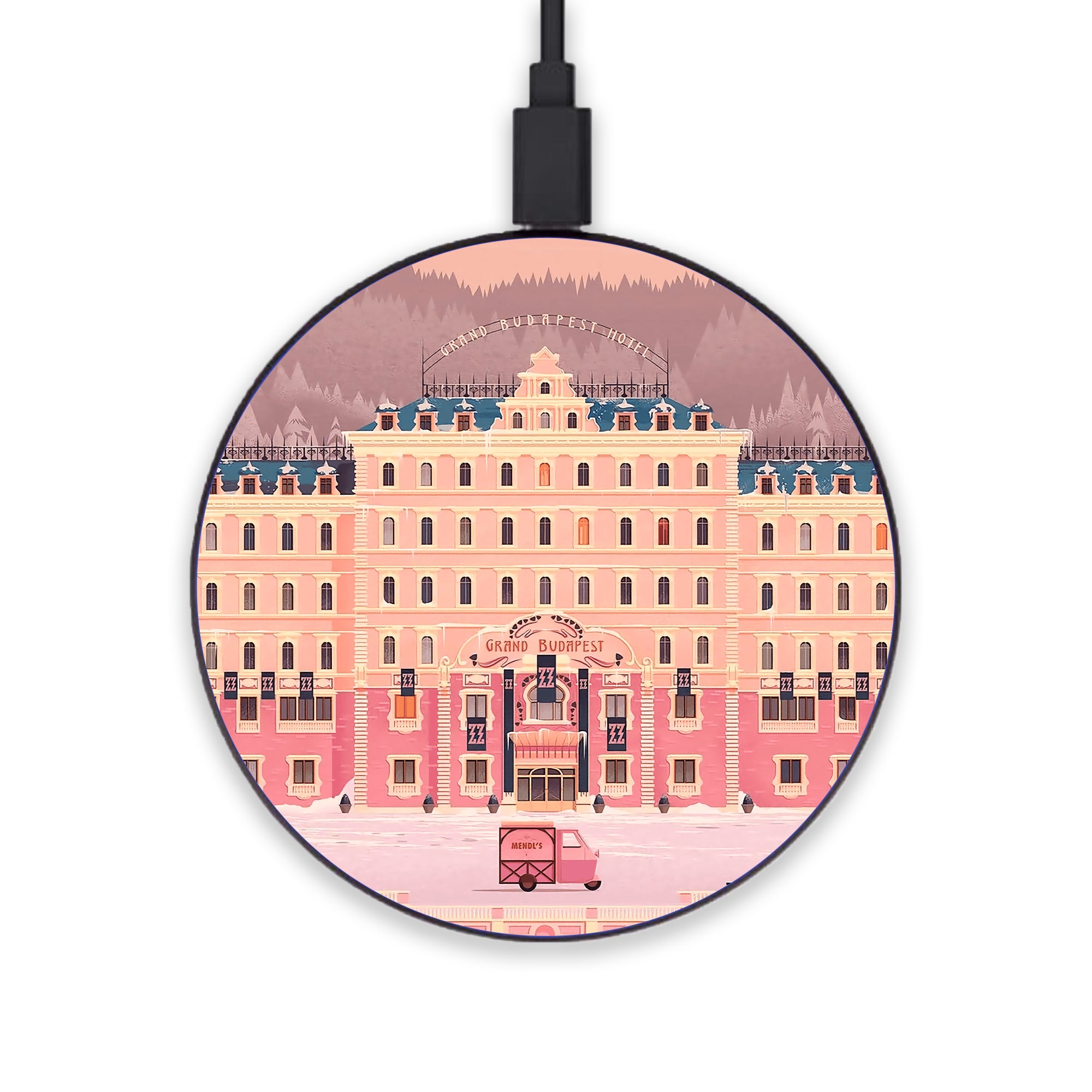 The Grand Budapest hotel Wireless Charger