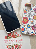 Sustainable Color Flowers Compostable iPhone CaseMagSafe iPhone Case Cover