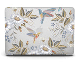 3D UV Print Hummingbird Botanical MacBook Case