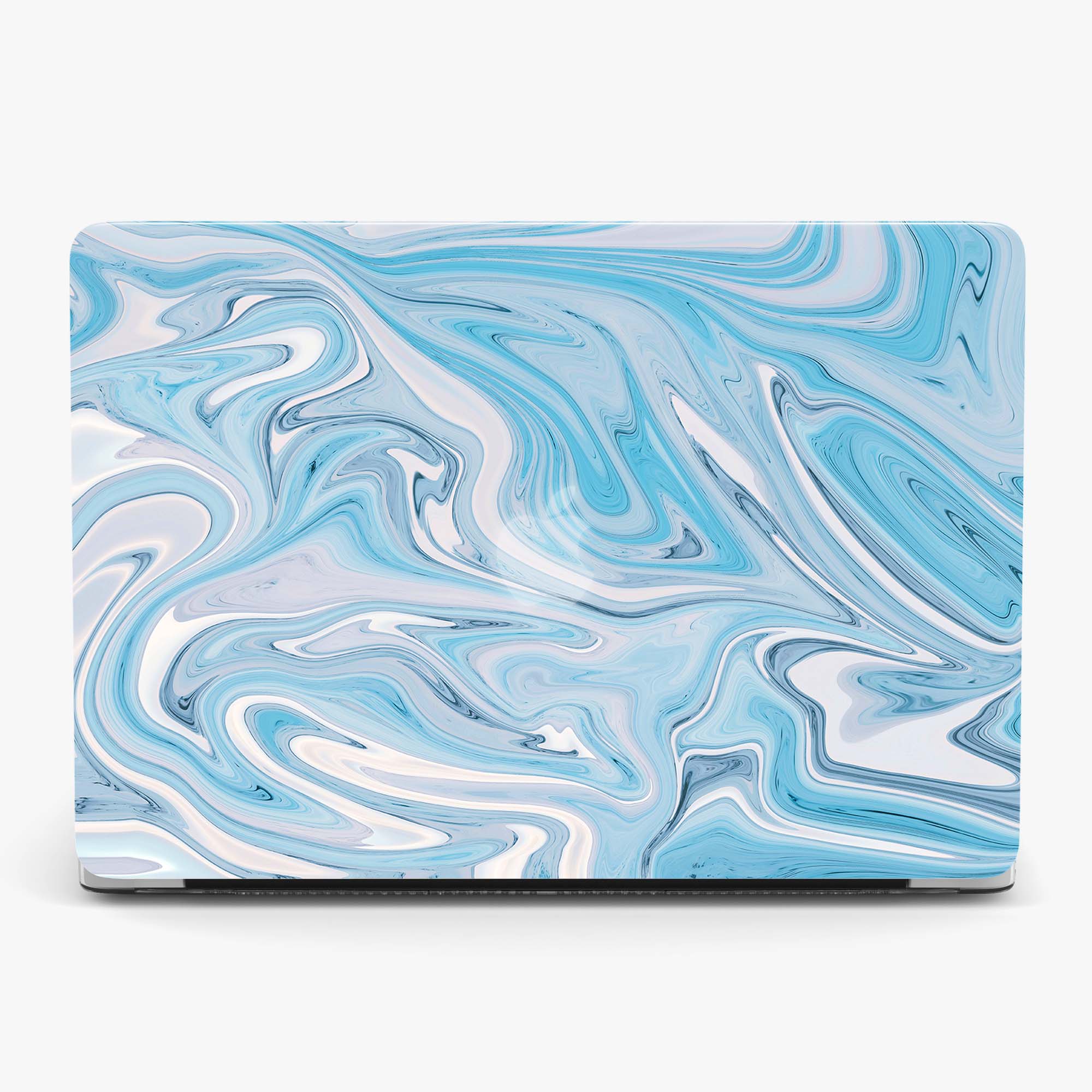 Liquid Vein Painting Hard Shell Abstract Graphic Modern Rubberized Laptop Case for Macbook