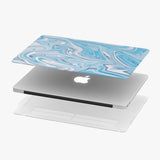 Liquid Vein Painting Hard Shell Abstract Graphic Modern Rubberized Laptop Case for Macbook