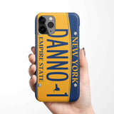 Custom New York License Plate iPhone Case