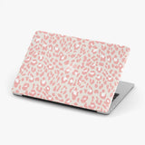 Custom Name Boho Leopard Print Hard MacBook Case Hard PC Laptop