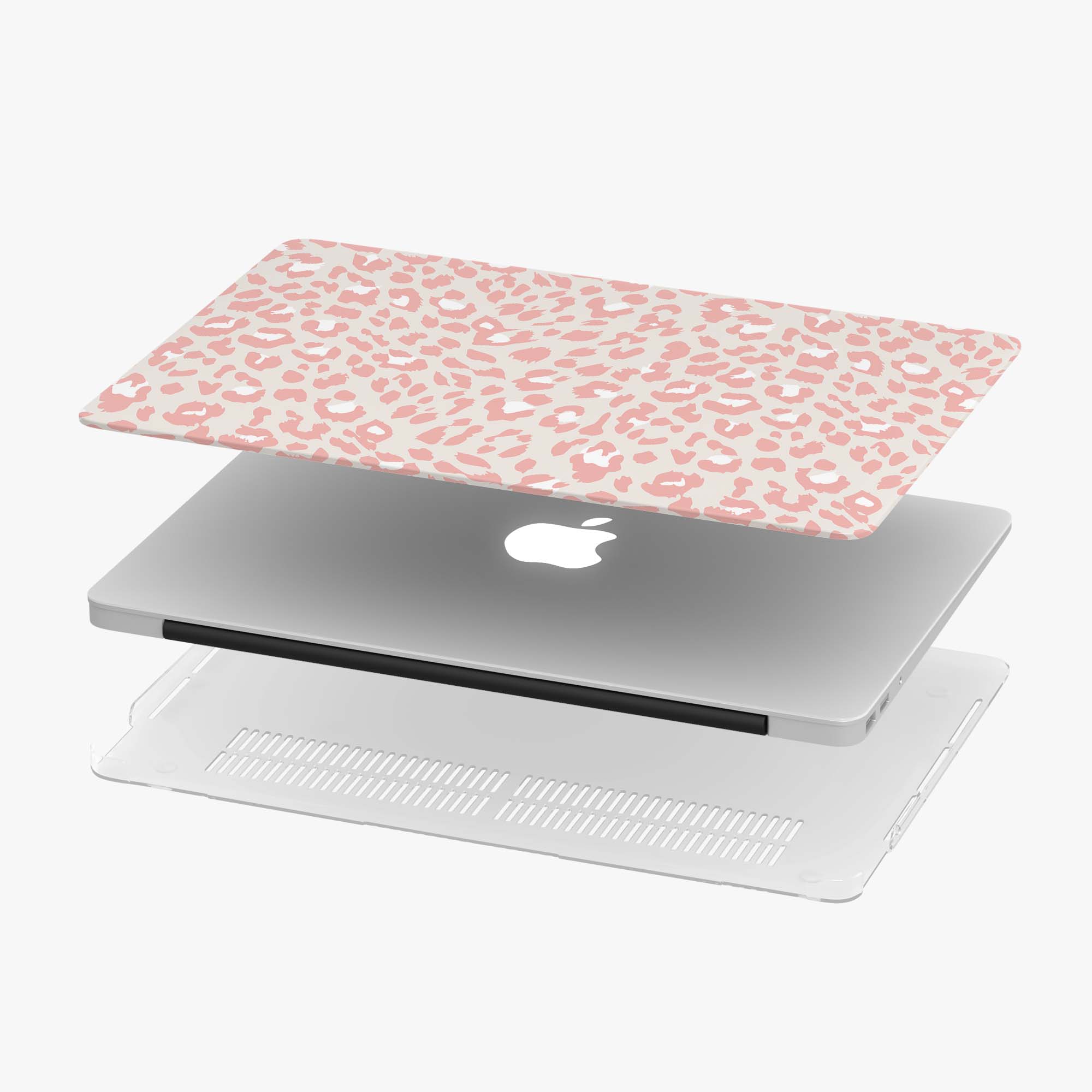 Custom Name Boho Leopard Print Hard MacBook Case Hard PC Laptop