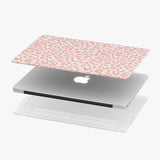 Custom Name Boho Leopard Print Hard MacBook Case Hard PC Laptop