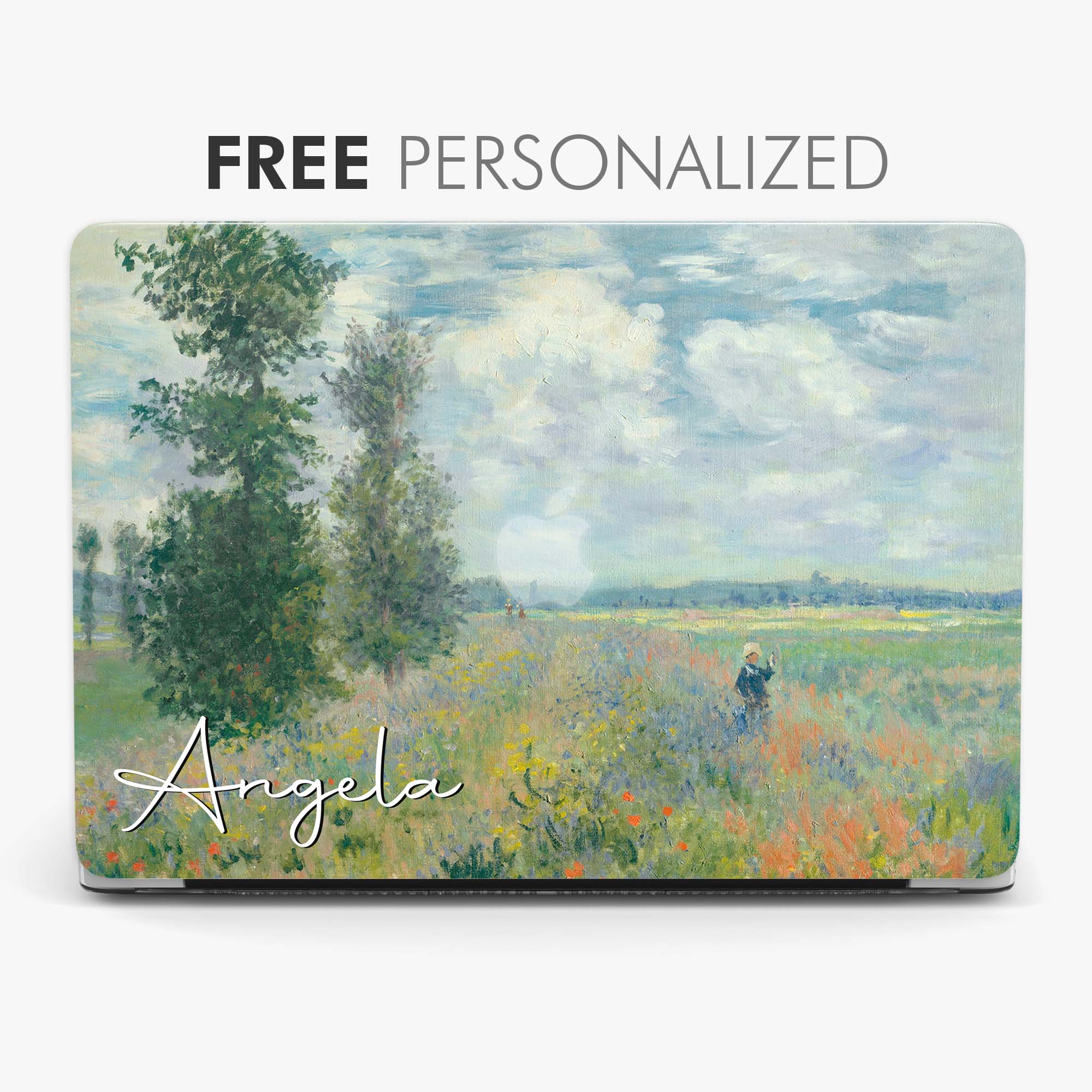 Custom Name Claude Monet Painting Aesthetic MacBook Case