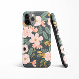 Boho Aesthetic Flowers iPhone Case