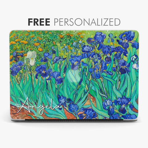 Custom Name Case Van Gogh Painting Aesthetic MacBook Case