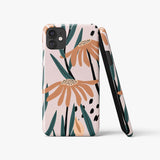 Abstract Brown Daisy Phone Case