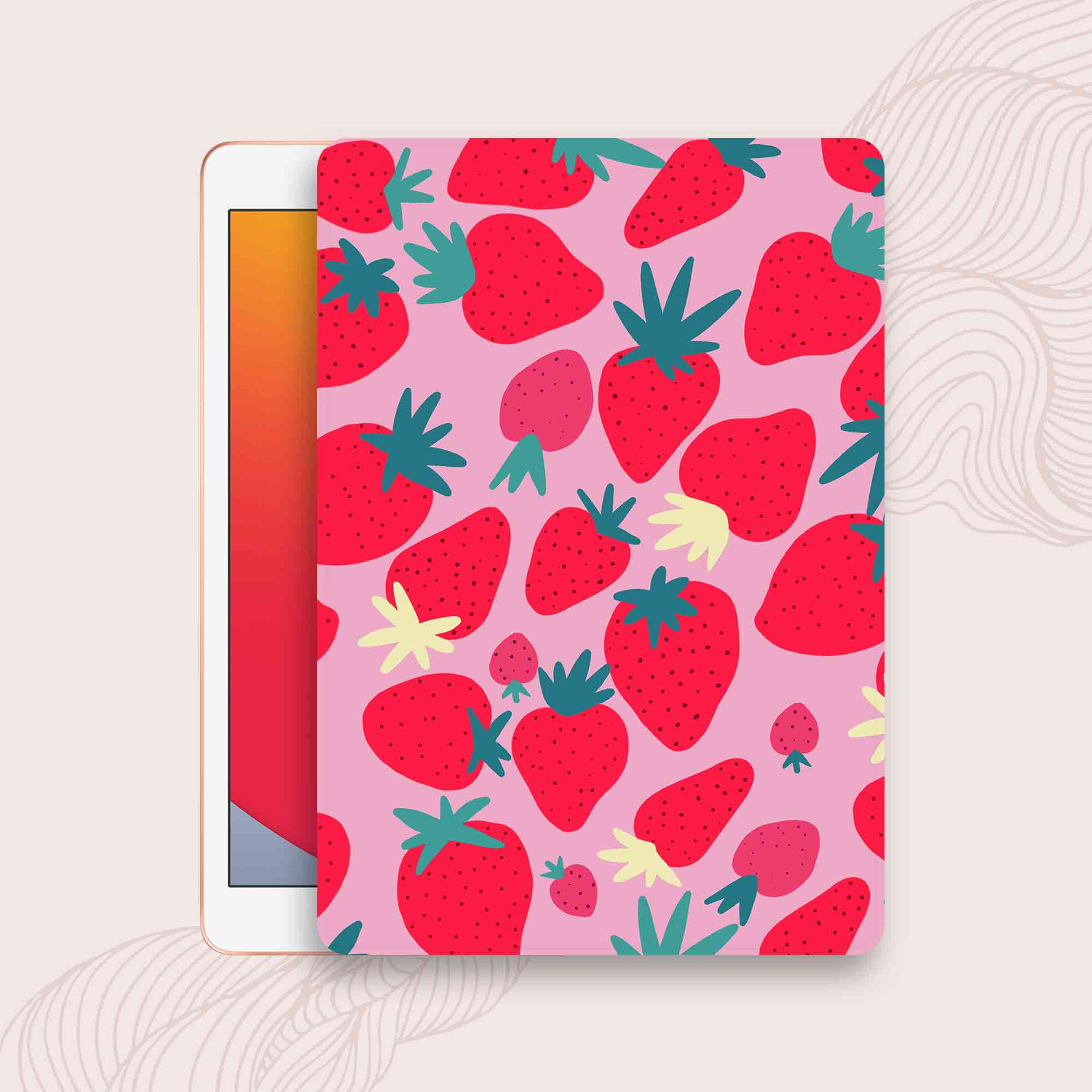 Strawberries iPad Case