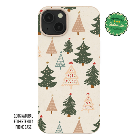 Christmas Tree Natural Texture iPhone Case