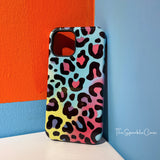 Colorful Leopard Print iPhone Case Samsung Cases