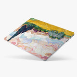 Custom Name Case Van Gogh Painting Aesthetic Hard Laptop Case