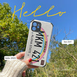 Custom Hawaii License Plate iPhone Case